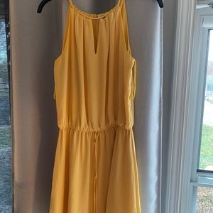Yellow Mini Dress! Size 6